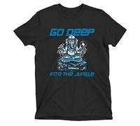 Free Will Shirts Go Deep Into The Jungle - Womens Dance Music Organic Cotton T-Shirt