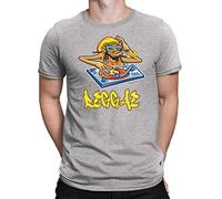 Free Will Shirts Reggae Rasta - Mens Reggae Music Organic Cotton T-Shirt Grey