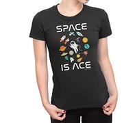 Free Will Shirts Space is Ace - Womens Astronomy Organic Cotton T-Shirt