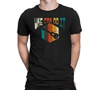 Free Will Shirts Uke Can Do It Ukulele - Mens Music Organic Cotton T-Shirt Black