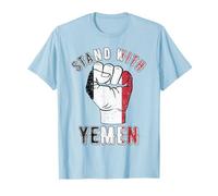 Free Yemen Fist, Stand With Yemen, Yemen National Flag T-Shirt