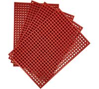 Free Zone 4-Piece Large Pegboard Set | Red, Tool Box and Drawer Storage, Organizer for Tool Chest Cart Cabinet Workbench