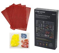 Free Zone 68-Piece Large Pegboard Socket Tools Organizer Set | Red, Modular Tool Box Drawer Organizer for Tool Chest Cart Cabinet Workbench