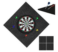 FREE3VITA Felt Dartboard Wall Protector, Dart Board Backing Felt Wall Self-Adhesive Spliced Wall Surround Boards Cork Dart Board Wall Protector Multipurpose Pin Board
