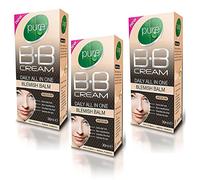 NEW PURE B.B DAILY ALL IN ONE BLEMISH BALM (MEDIUM) 30ml (pack of 3)