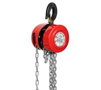 FREEAMG 1 T Hand Chain Hoist 9.2ft/2.8M Lift Height, G80 Chain Ratchet Hoist with 2 Heavy Duty Hooks,Manual Chain Fall for Warehouse Building Automotive Machinery