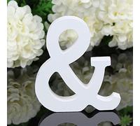 Freeas Decorative Wooden Alphabet Wall Letters, 26 Pieces, Hight: 8cm/3" (Pack of 26)