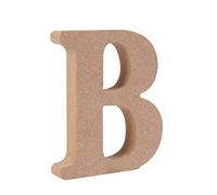 Freeas Freestanding Wooden Letters, Alphabet Decorative Wood Letters Hanging Wall 26 Letters DIY Words Sign for Children Baby Name Girls Bedroom Wedding Birthday Party Home Décor (B)
