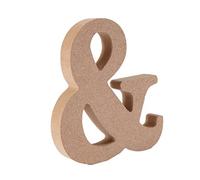 Freeas Freestanding Wooden Letters, Alphabet Decorative Wood Letters Hanging Wall 26 Letters DIY Words Sign for Children Baby Name Girls Bedroom Wedding Birthday Party Home Décor (&)
