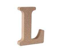 Freeas Freestanding Wooden Letters, Alphabet Decorative Wood Letters Hanging Wall 26 Letters DIY Words Sign for Children Baby Name Girls Bedroom Wedding Birthday Party Home Décor (L)