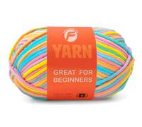 FREEASYFAR 1 Pack Beginner Crochet and Knit Yarn,Soft Cotton Blend Yarn for Crocheting and Knitting with Clear Stitches; Worsted-Weight Medium #4;120Yards/3.5Oz;(Coral, 1 Skein)