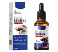 Freebily 1PC Natural Eyelash Growth Serum 30ML Vegan Formula Enhances Lashes and Brows for Thicker Fuller Look Gentle Safe Nourishing Blue One Size