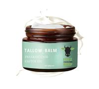 Freebily 1Pc Womens Girls Nourishing Facial Cream Beef Tallow Moisturizer for Dry Skin Hydration Smooth Texture Daily Skincare Non Greasy Green One Size