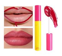 Freebily 3.2g Matte Lip Gloss for Women Girls Smooth Texture Hydrating Long Lasting Moisturizing Lipstick Lipliner Makeup Accessory Natural Nourish Type 2 One Size