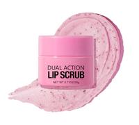 Freebily 5Pcs Lip Scrub Kit Exfoliating and Hydrating Lip Care Set for Women Girls Softens Dry Lips Enhances Natural Beauty Daily Essentials Light Purple One Size
