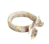 Freebily Breathable Cooling Bandana for Dogs Lightweight Quick-Dry Pet Kerchief Scarf for Hiking Walking and Beach Grey One Size