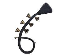 Freebily Communication Bells for Dog Door Teach Your Pet to Tell You When They Need to Go Outside Black One Size