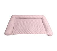 Freebily Cooling Dog Bed Ice Silk Cooling Mat for Dogs Non-Slip Machine Washable Design Summer Comfort Mat for Small to Large Pets Pink M