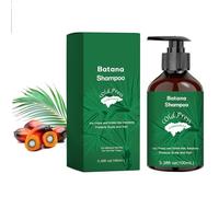 Freebily Hydrating Batana Oil Shampoo Conditioner Set for Moisturizing Soft Smooth Hair Strengthening Women Men Unisex Hair Care Green Shampoo One Size
