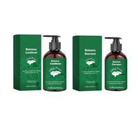Freebily Hydrating Batana Oil Shampoo Conditioner Set for Moisturizing Soft Smooth Hair Strengthening Women Men Unisex Hair Care Green Set One Size
