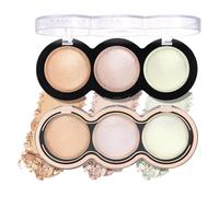 Freebily Pearlescent Blush Palette 1Pc Highly Pigmented Smooth Blendable Formula Long Lasting Non Fading Cheek Makeup for Natural Radiance Type 2 One Size