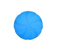 Freebily Rubber Dog Flying Disc Soft Rubber Flyer Toy for Small Large Dogs Outdoor Play Fun Interactive Pet Toys Blue One Size