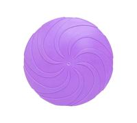 Freebily Soft Flying Disc Toys for Medium Large Dogs Durable Flyer for Pets Safe Lightweight Toy for Training Fetch Purple 21.5cm
