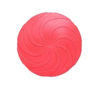 Freebily Soft Flying Disc Toys for Medium Large Dogs Durable Flyer for Pets Safe Lightweight Toy for Training Fetch Red 21.5cm