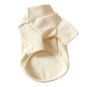 Freebily Soft Warm Dog Sweater Puppies Pullover Jumper Small Dogs Cozy Fall and Winter Clothes for Yorkie Girl Boy Pets Beige XXL