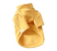 Freebily Soft Warm Dog Sweater Puppies Pullover Jumper Small Dogs Cozy Fall and Winter Clothes for Yorkie Girl Boy Pets Yellow XXL