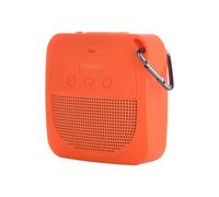 Freebily SoundLink Micro Speaker Silicone Case - 5.12"×4.72"×1.22", Shockproof, Premium, Odorless, Storage-Ready Orange One Size