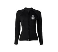 Freebily Womans 3mm Thermal Swim Shirts Sporty Wetsuit Jacket Scuba Diving Sailing Wading Bodysuits Black XL