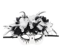 Freebily Women Masquerade Mask Mexican Day Of The Dead Eyemask for Halloween Masque Fancy Dress Up Accessories Type A One Size