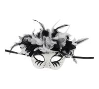 Freebily Women Masquerade Mask Mexican Day Of The Dead Eyemask for Halloween Masque Fancy Dress Up Accessories Type D One Size