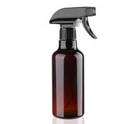FreeBiz 500ml Water Spray Bottles Brown Empty Spray Bottles Adjustable Mist Bottle Nozzle Refillable Leak Proof Plant Mister Trigger Sprayer for Gardening Hair Plants Pet