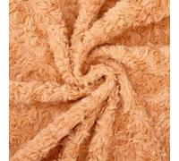 FREEBLOSS 1 Yard Bear Fabric Boucle Fabric by The Yard 63inches Wide Brown Knitted Plush Fabric Polyester Plush Fabric with Little Curls for Plush Coats Blankets DIY Projects