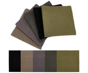 FREEBLOSS 10PCS 9.8"x 9.8" Sashiko Fabric 100% Natural Cotton Hand-Dyed Needlework Fabric Squares for Quilting Supplies, Patchwork, Sewing, Home Decor with 5 Solid Colors