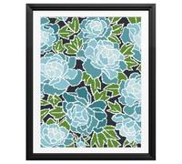 FREEBLOSS 11CT Cross Stitch Kit Cross Stitch Craft Kit with Stitching Guide for Beginners Abstract Floral Stamped Embroidery Set Crossstitch Wall Hanging Set 15.7x19.7inch