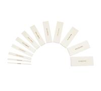 FREEBLOSS 12pcs Wooden Macrame Separator Tool Macrame Pattern Tool Macrame Spacer Guide 12 Sizes Macrame Guide Tool Ruler for Macrame Tools and Equipment