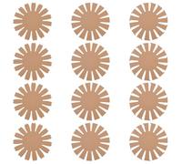 FREEBLOSS 12pcs Woven Basket Base for Basket Weaving 3 Styles Basket Making Forms for Beginners Woven Basket Paper Template for Basket Making Supplies Corrugated Paper Basket for Easter Activities