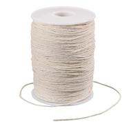 FREEBLOSS 180m Sashiko Thread 100% Cotton Embroidery Floss 9 Stranded White Hand Sewing Thread for Needlework Sashiko Supplies