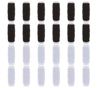 FREEBLOSS 24 Rolls 0.6mm Shirring Elastic Craft Cord Shirring Elastic Thread for Sewing Machine Quilting Knitting Beading Craft (12Rolls Black&12Rolls White, 20m Each)