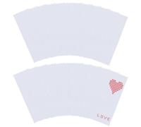 FREEBLOSS 24Pcs Blank Cross Stitch Bookmarks Embroidery Edged Cross Stitch Canvas Blank Cross Stitch Fabric Embroidery Cloth Needlepoint Fabric for Bookmark Making 6x20cm