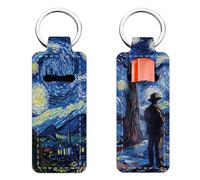 FREEBLOSS 2PC Lip Balm Keychain Chapstick Holder Keychain Multifunctional Lipstick Holder Starry Sky Lipstick Holder Keychain Portable Lipstick Holder Keychain