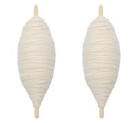 FREEBLOSS 2Pcs Sashiko Thread Skein 220 Yards Pure Cotton White Sewing Thread Embroidery Skein Japanese Quilting & Embroidery Sashiko Kit Supplies