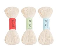 FREEBLOSS 3 Size Sashiko Thread 100% Cotton Embroidery Floss, Total 300M
