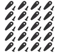 FREEBLOSS 300Pcs Picture Frame Hardware Photo Frame Turn Button Fasteners Including 300pcs Buttons and 300pcs Screws Picture Frame Backing Clips for Hanging Posters Drawing Crafts, Black