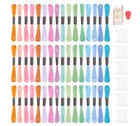 FREEBLOSS 48 Skeins Embroidery Floss Spring Theme Cross Stitch Threads with Floss Bobbins, Needle Threader and 16 Embroidery Needles, Multicolor, 8.7 Yards per Skein, 6 Strands
