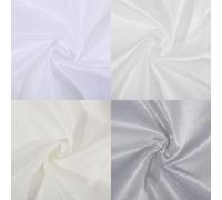 FREEBLOSS 4PCS 1 Yard x 39.4 Inch Satin Fabric by The Yard 4 Colors Shiny Satin Fabric Squares for Sewing Bridal Wedding DIY Crafts