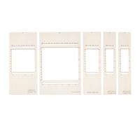 FREEBLOSS 5pc Macrame Practice Boards - Braiding Boards for Beginners - Square Knot, Half Knot, Double Half Hitch